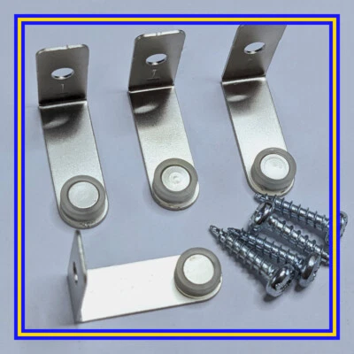 10003193 x 4 Glass Top Holder Bracket for Nordli, Malm, Hemnes with Screw - Image 1 of 4