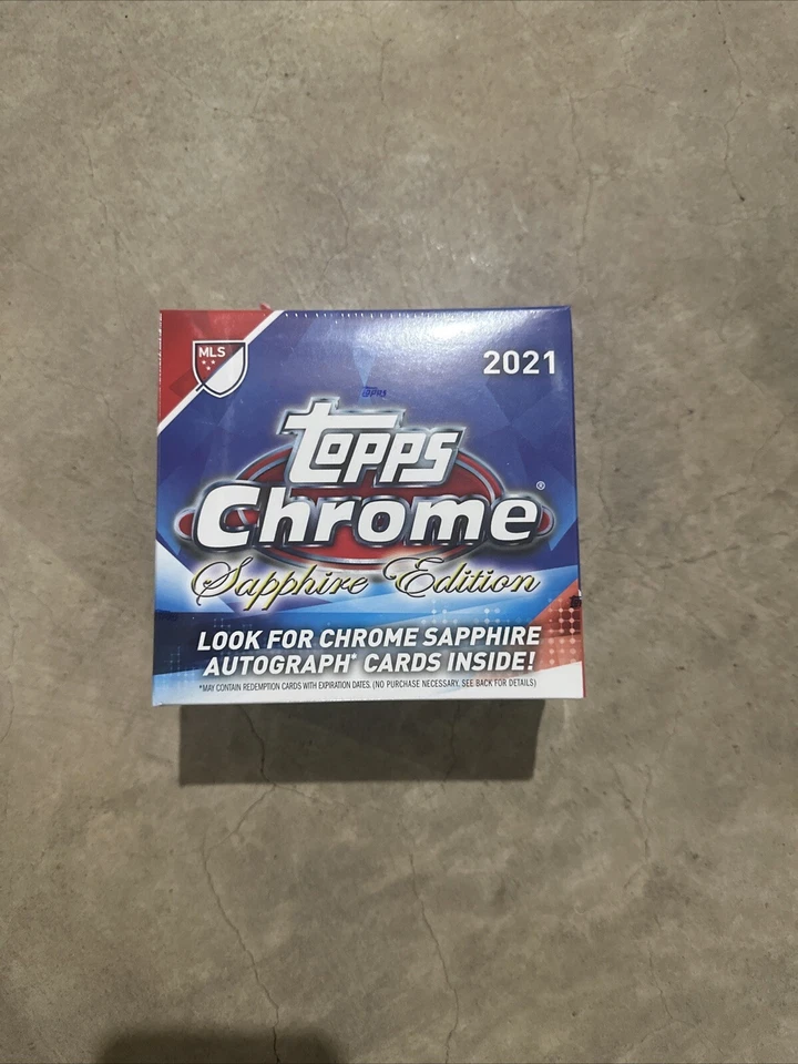 2021 Topps Chrome MLS Sapphire Hobby Box - Image 1 of 1