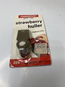 Fairview Strawberry Huller Stainless Steel #224 NOS Kitchen Gadget VTG Stem 1987