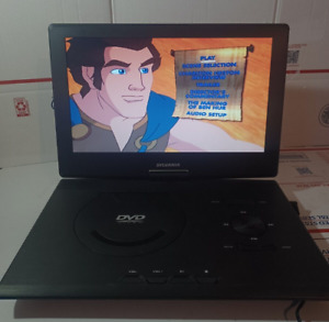 Sylvania SDVD1332 13.3" Portable DVD Player with LCD Display W/ Adapter (TESTED)