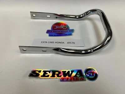 1978-1985 Honda ATC70 Chrome OEM reproduction Serwa Grab Bar - Image 1 of 2