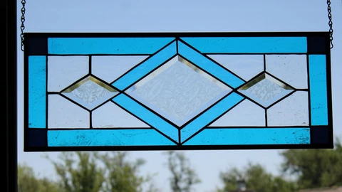 LargeBeveled  Diamond's(blue Corners) 24.5 x 9.5" Cover