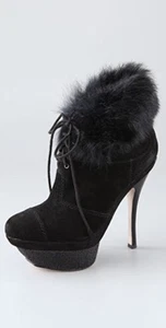 L.A.M.B. Botines Pier Gamuza con Puño de Conejo ¡¡¡¡NUEVOS!!!!! Talla 10 - Imagen 1 de 3