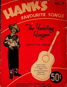 Hank Snow Favorite Songs Yodelling Ranger Sheet Music Song Book - Picture 1 of 5