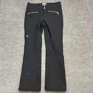 Obermeyer Resort Women’s Size 10 Black Softshell Ski Snow Pants Stretch Zip Hem - Picture 1 of 15
