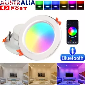 15W Tuya Smart LED Downlight RGBW CCT Bluetooth Dimmable Round Ceiling light New - Picture 1 of 17