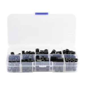 200pz Distanziali Nylon Standoff - Kit Supporto ABS Isolamento Rotondo Non Filettato - Foto 1 di 5