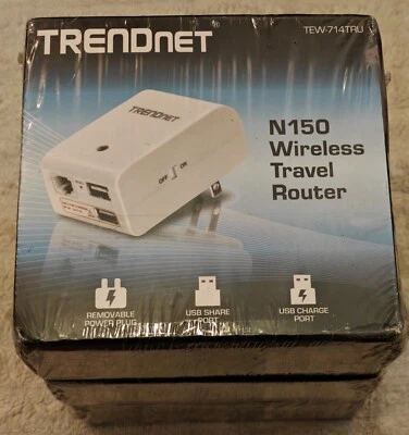 Trendnet N150 Wireless Travel Router,  (TEW-714TRU), Brand New In Sealed Box.. - Image 1 of 4