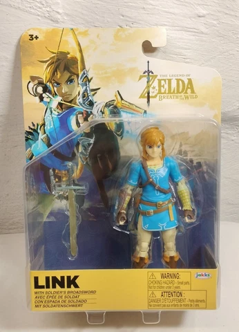 The Legend Of Zelda Link Figure Jakks Pacific 2023 Breath Of The Wild 5” Toy NEW Cover