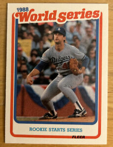 1989 Fleer “1988 World Series” Tim Belcher Rookie Starts Series #2 Dodgers NM