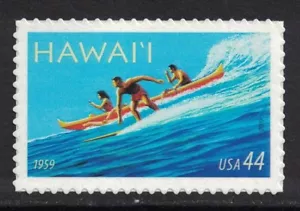 Scott 4415 - Hawaii Statehood, Surfers - MNH (S/A) 44c 2009 - sello como nuevo sin usar - Imagen 1 de 1
