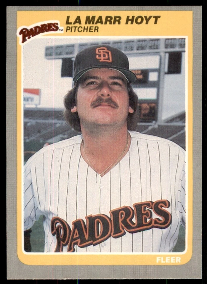 1985 Fleer Update LaMarr Hoyt Baseball Cards #U-58 - Image 1 of 2