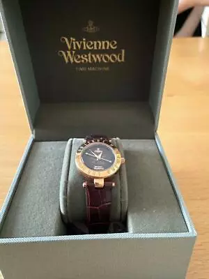 Vivienne Westwood Women's Wristwatch Genuine Leather Strap With Case Limited Ed - Image 1 of 4