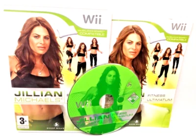 Jillian Michael's Fitness Ultimatum Nintendo Wii PAL UK FIT SPORTS INTENSE GAME - Image 1 of 4