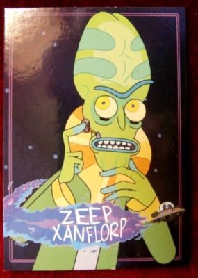 RICK AND MORTY - Season 2 - Card C09 - Zeep Xanflorp - Cryptozoic 2019 - Image 1 of 2