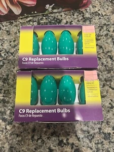 “NEW” 2 Packs = 8 Bulbs - Light Keeper Pro C9 Replacement Bulbs Ceramic Green - Picture 1 of 2