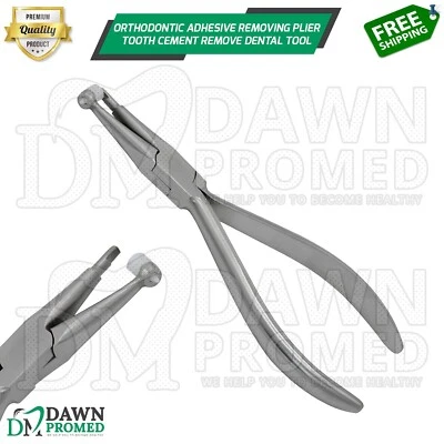 DAWNPROMED Orthodontic Adhesive Removing Pliers Cement Removing Plier Dental Inst German Gr
