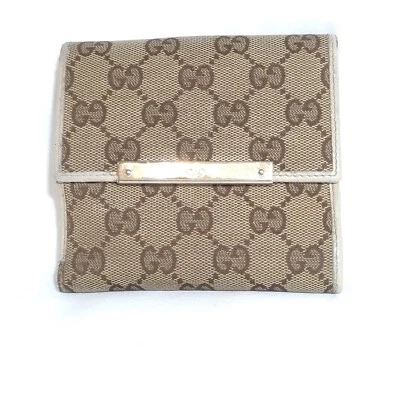 GUCCI GG purse wallet Canvas Authentic From Japan  - Image 1 of 4