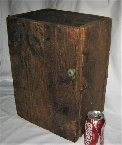 ANTIQUE COUNTRY PRIMITIVE HARDWARE FURNITURE SHELF WOOD BOX CABINET CUPBOARD USA Cover