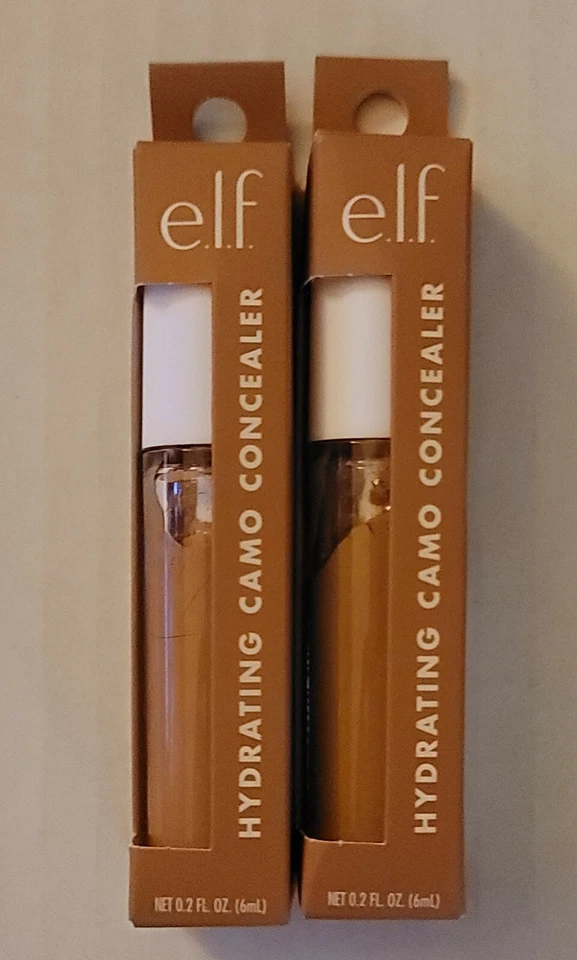 E.L.F. HYDRATING CAMO CONCEALER FULL COVERAGE SATIN TAN LATTE