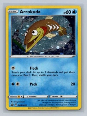 Arrokuda SWSH: Sword & Shield Promo Cards SWSH093 Near Mint NM Cosmos Holo Rare - Image 1 of 2
