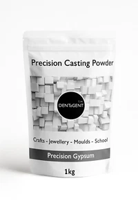 Precision Casting Powder Moulding Craft Jewellery School Gypsum Plaster 1kg - Picture 1 of 5