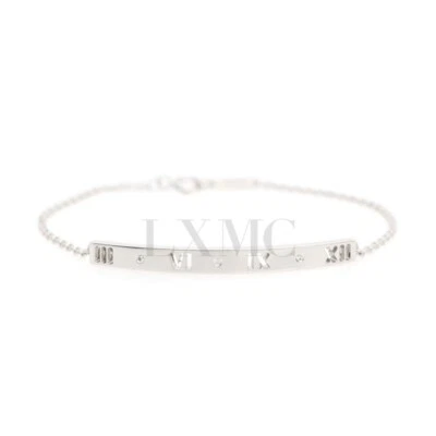 Pulsera Tiffany & Co. Atlas de diamantes pulsera de oro blanco de 3 puntos Foto 1 de 4