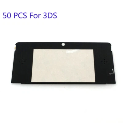 50pcs Replacement Plastic Top Front LCD Screen Frame Lens Cover For Nintendo 3DS - Image 1 of 3