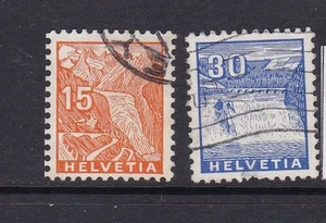 Switzerland 1934 Landscapes 15c and 30c (D031) - Picture 1 of 1