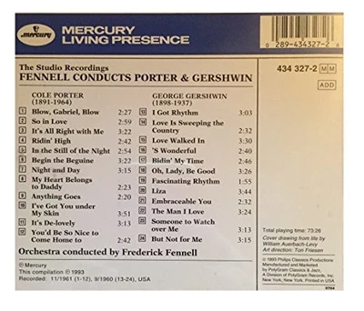 Gershwin - FENNELL CONDUCTS PORTER & GERSHWIN - Gershwin CD LZVG The Cheap Fast - Bild 1 von 2