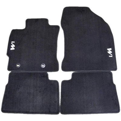Alfombrillas negras originales Scion iM 4 piezas PT208-12160-20 OEM Foto 1 de 2