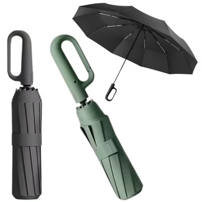 MARKENLOS Automatik Regenschirm Stabil Stockschirm Partnerschirm Schirm groß 105 cm Damen