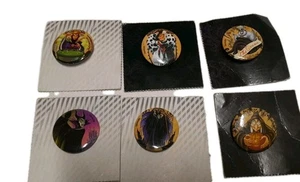 Lote de 6 prendedores bruja Disney 1" vintage - Imagen 1 de 9