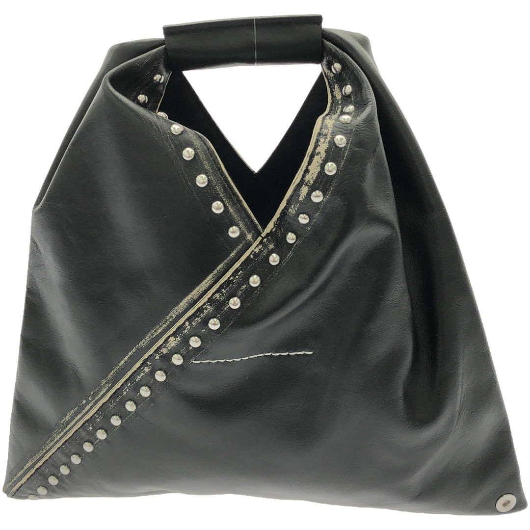 Mm6 Maison Margiela Leather Japanese Tote Bag Black Studded Mm6 Maison Margiela Leather Japanese Tote Bag Black Studded