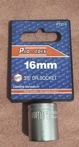 "Enchufe 1/2"" Drive 6PT 16 mm cromo vanadio (Cr-V)" - Imagen 1 de 2