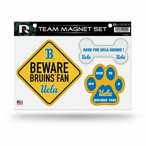 NEW UCLA BRUINS PET DOG MAGNET SHEET SET BEWARE FAN LICENSED Cover
