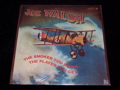 JOE WALSH & "THE SMOKER YOU DRINK, THE PLAYER YOU GET", ORIGINAL NEW, SEALED LP! - Image 1 of 4