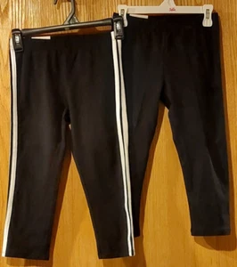2 New Girls SO Favorite Capri sz 10 Black -5223 - Picture 1 of 5