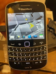 BlackBerry Bold 9930 - 6 GB - Black (Sprint) locked 2 batteries original box usb - Afbeelding 1 van 8