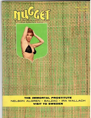 Vintage Men's Pinup Magazine NUGGET July 1956, Figure Models, Men's Interest ++ - Image 1 of 3