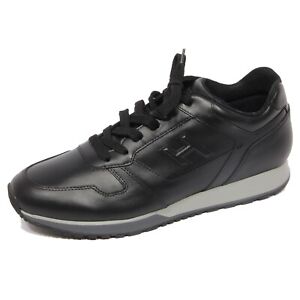 G2664 sneaker uomo HOGAN H321 H 3D black leather shoe man
