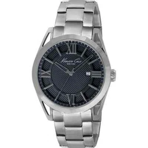 Kenneth Cole Stainless Steel Black Dial Date Watch KC9372 - Picture 1 of 2