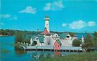 Postcard Michigan Houghton Lake 1950S Lighthouse 1950S Cook 23-7604