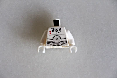 RARE LEGO STAR WARS PROTOCOL DROID WHITE TORSO K-3PO, (sw0725) P/N 973pb2414c01. - Image 1 of 2