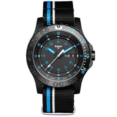 Traser Reloj Hombre Analógico Cuarzo H3 Azul Infinito P66 Banda Textil SW/Azul 105545 Foto 1 de 2