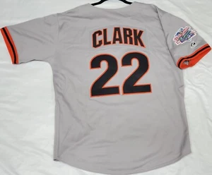 AUTHENTIC MAJESTIC XL, SAN FRANCISCO GIANTS WILL CLARK TBTC 1989 JERSEY 6240 - Picture 1 of 4