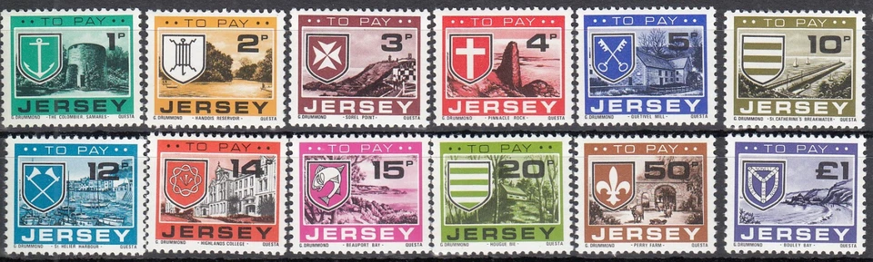 To Pay 1p to £1 GB Jersey MNH 1978 (145215) - Image 1 of 1