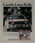 Advert Pubblicita 1981 Audi Quattro  Carello Linea Rally