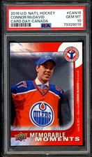 2016 Upper Deck #16 Connor Mcdavid RC National Hockey Card Day Canada PSA 10 GEM