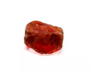 Muestra de corindón rubí rojo natural sin calefacción 37 quilates faceta extraída de tierra áspera - Imagen 1 de 5